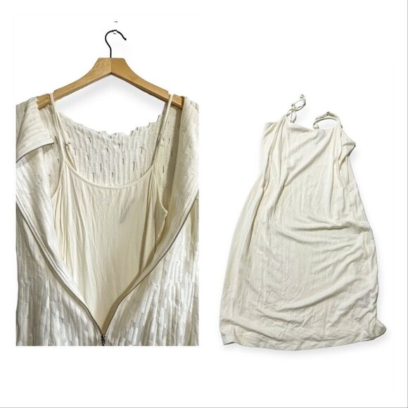 Elie Tahari Ivana Sleeveless Sheath Dress, Size 2, White/Black - Picture 9 of 16